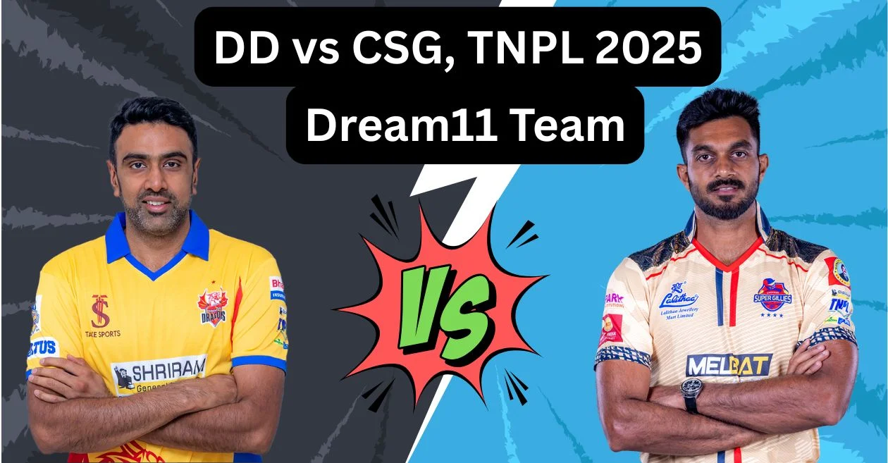 DD vs. CSG, TNPL 2025: Match prediction, Dream 11 Team, Fantasy Tips and Pitch Report | Dindigul Dragon vs Chepack Super Gills
