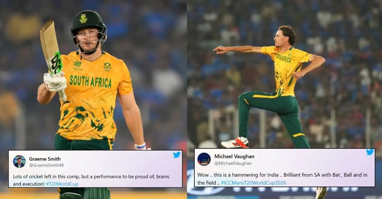 David Miller as South Africa beats India, bowlers create havoc in Super 8 match in T20 World Cup 2026