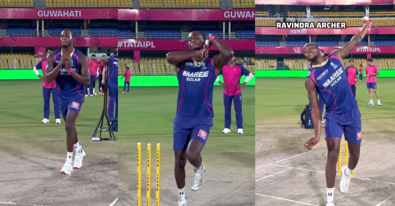 WATCH: Jofra Archer perfectly imitates Ravindra Jadeja’s bowling action ahead of RR vs CSK clash in IPL 2026