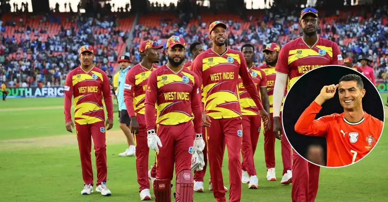 West Indies spinner jokingly asks Cristiano Ronaldo for help as team stuck in India after T20 World Cup exit