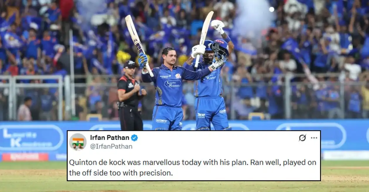 IPL 2026: Quinton de Kock lights up Wankhede with sensational century in MI vs PBKS match, fans go wild