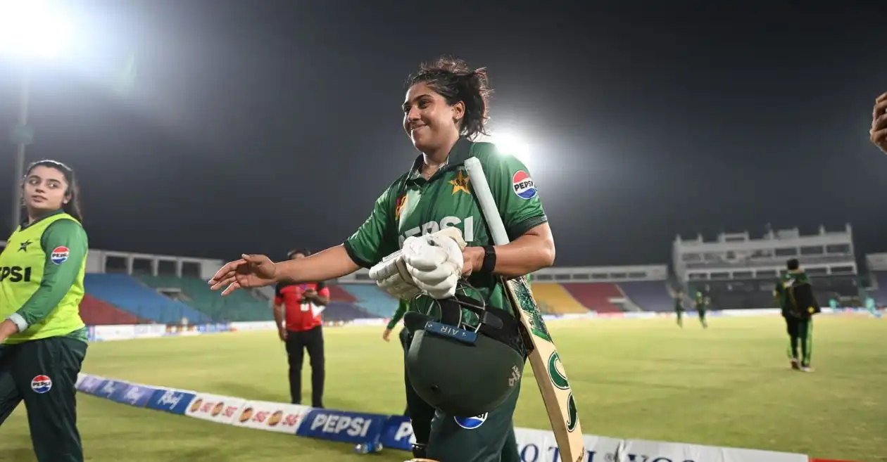 Thanks to Ayesha Zafar’s explosive century, Pakistan defeated Zimbabwe by 153 runs in the first women’s T20 match.