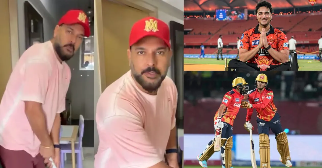 ipl 2026 [WATCH]: “shameless!” – Yuvraj Singh makes fun of Abhishek Sharma, Prabhsimran Singh and Priyansh Arya before PBKS vs SRH match