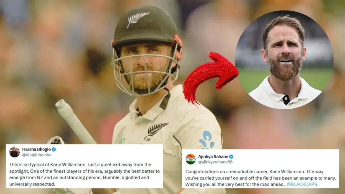 The cricket world paid tribute to Kane Williamson after saying goodbye to his international career.