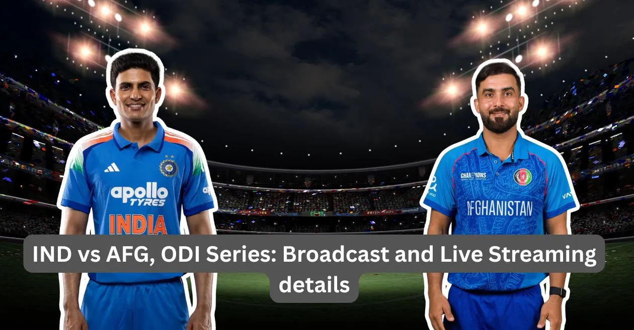 IND vs AFG, ODI series: Broadcast and live streaming details – When and where to watch in India, Afghanistan, Pakistan, UK, USA and other countries