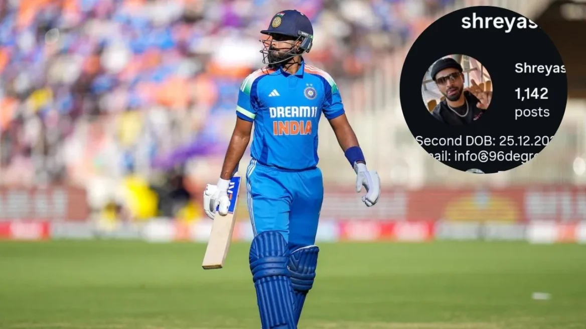 Shreyas Iyer creates buzz online by adding mysterious ‘second date of birth’ to his Instagram bio