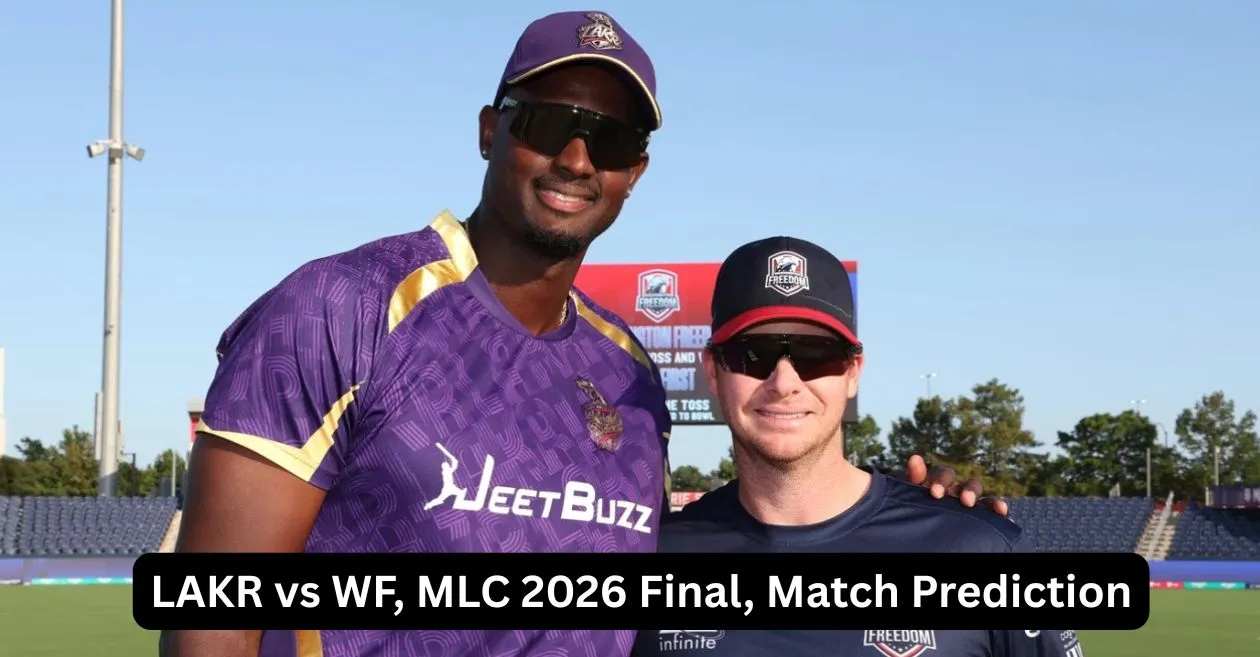 LAKR vs WF, MLC 2026 Final, Match Prediction: Who will win today’s game between Los Angeles Knight Riders and Washington Freedom?