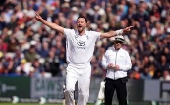 Ollie Robinson completes 100 Test wickets at 19.34, cleans up Saim Ayub for 0